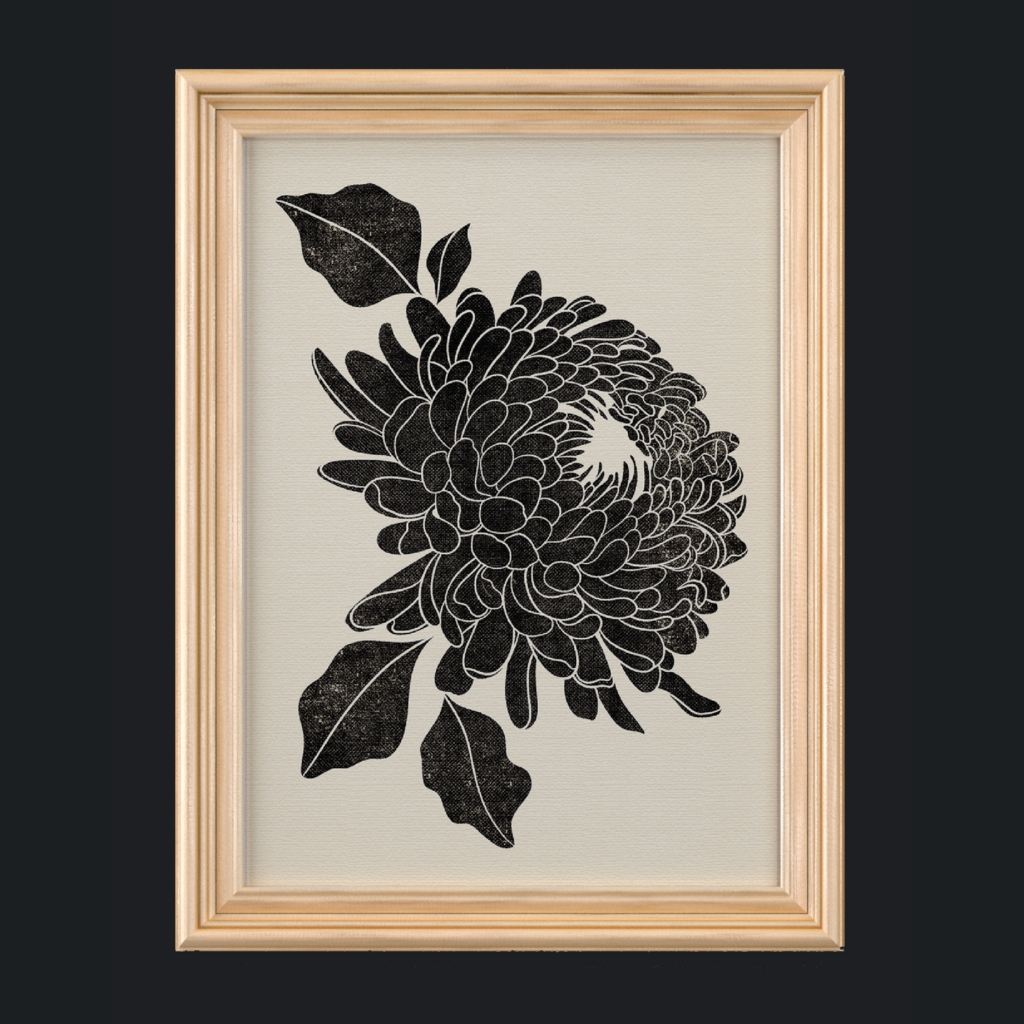 Chrysanthemum 02 - A4 Art Print