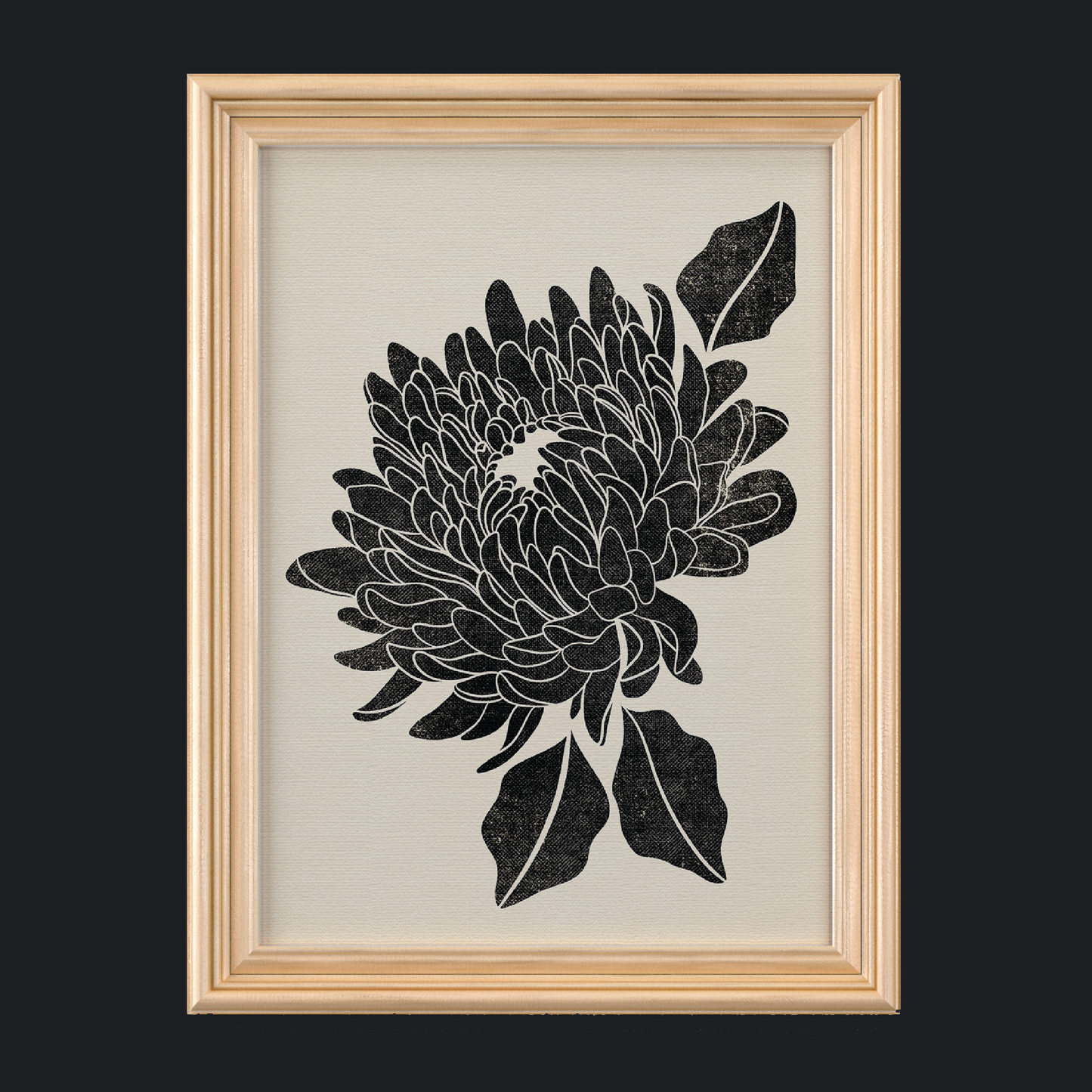 Chrysanthemum 03 - A4 Art Print