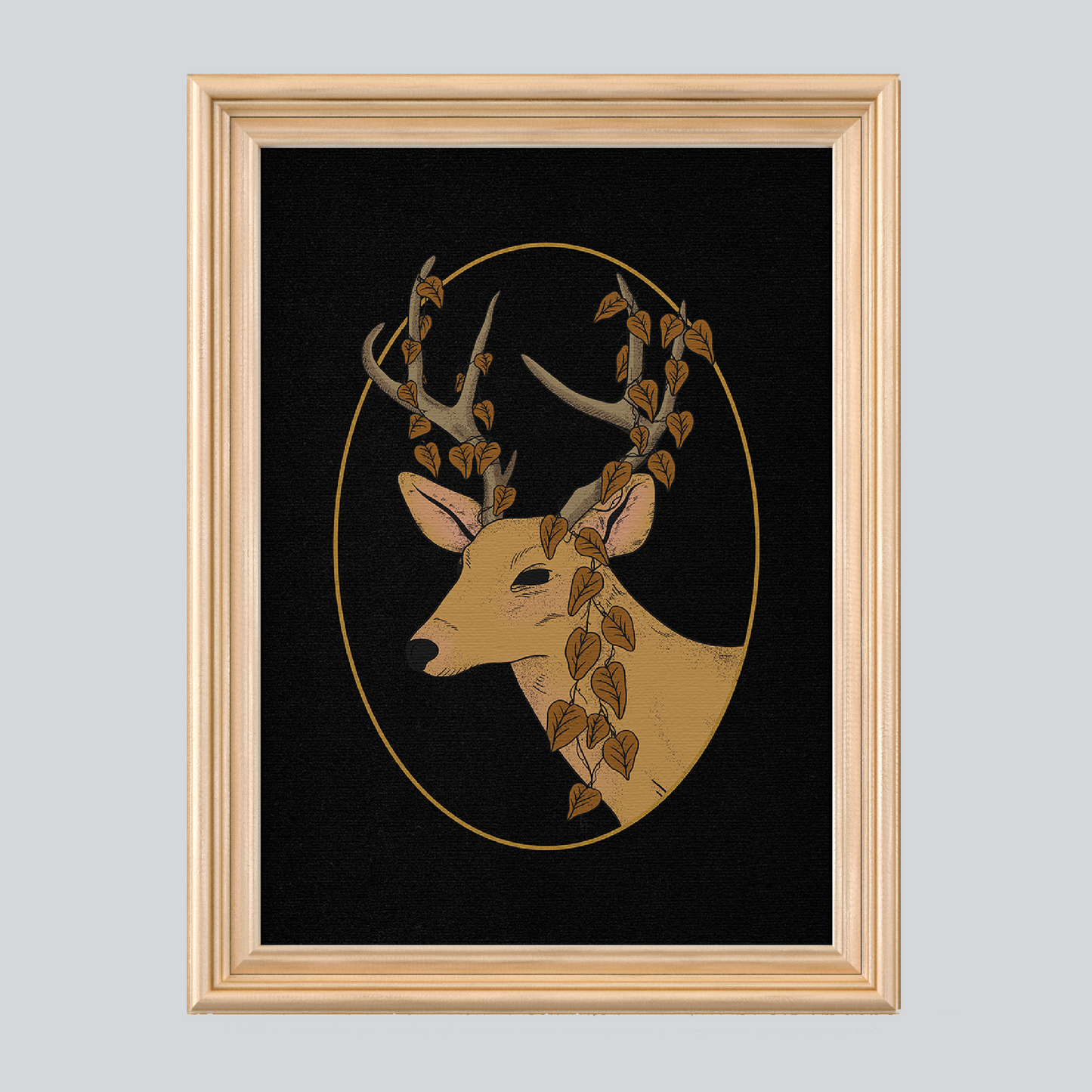 Autumn Deer - A4 Art Print