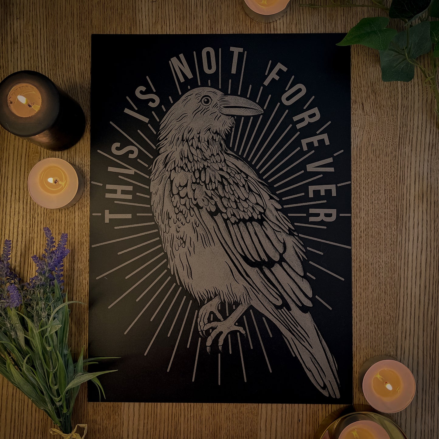 The Raven - A3 Art Print