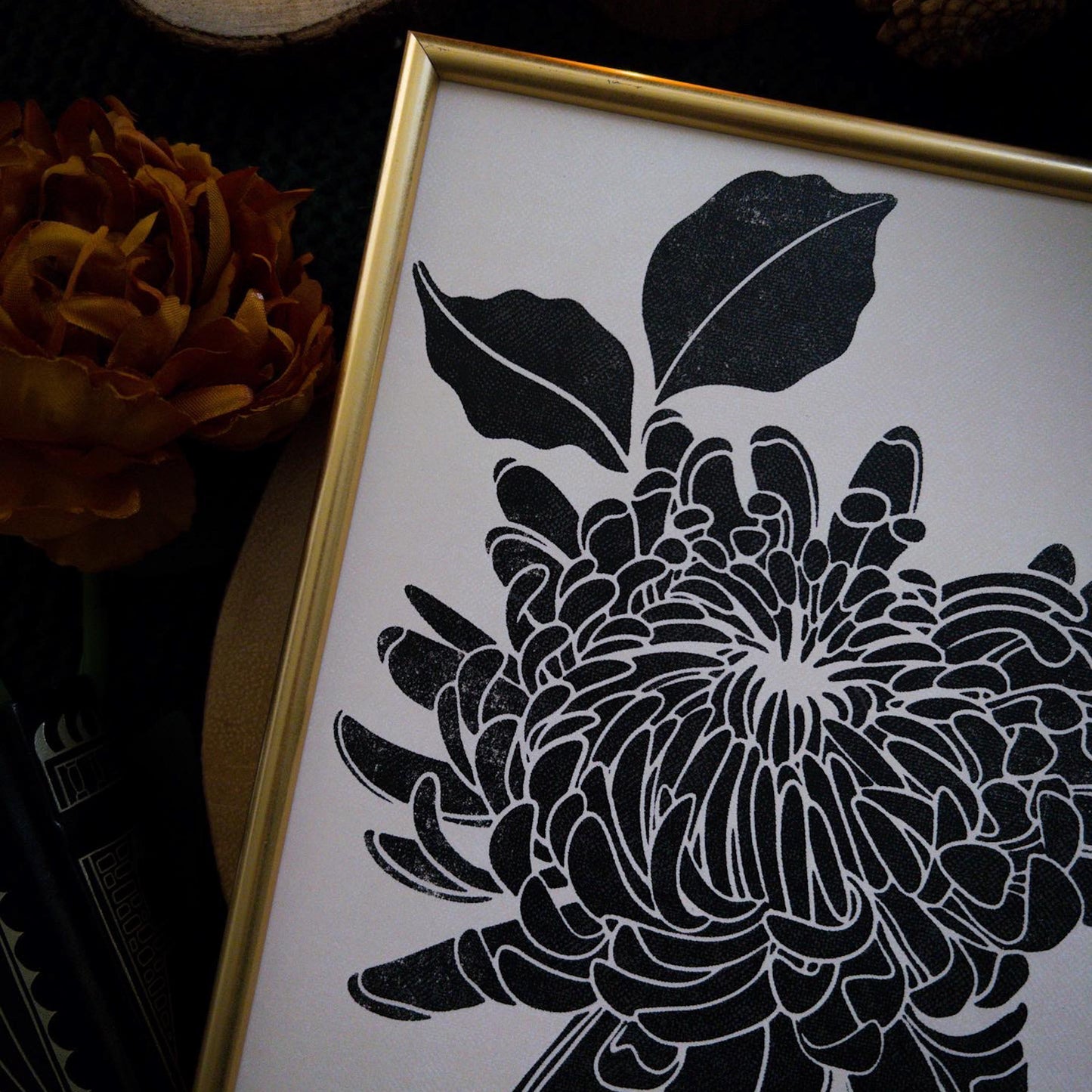 Chrysanthemum 01 - A4 Art Print