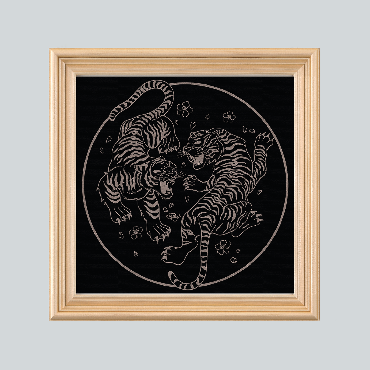 Tigers - 300mm Square Art Print