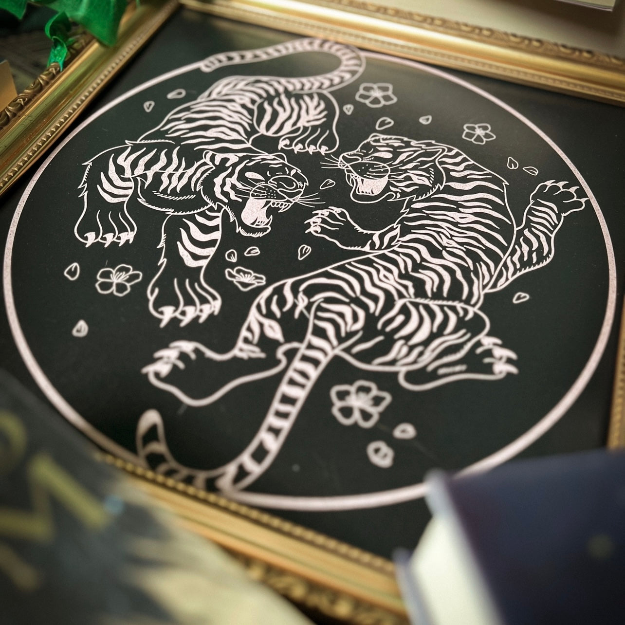 Tigers - 300mm Square Art Print