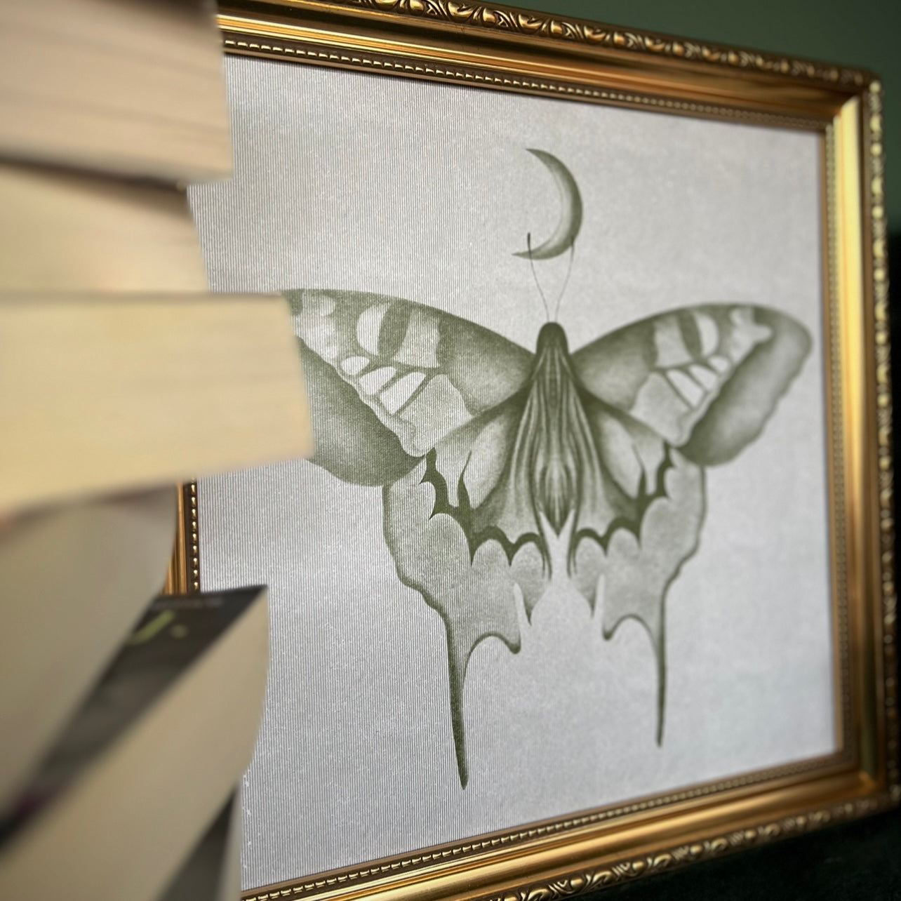 Luna Moth - 300mm Square Art Print